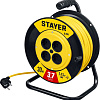 Удлинитель на катушке ПВС 30 м, 4 гнезда, 2*2,5 кв.мм, 3750 Вт STAYER S-225 Удлинитель на катушке ПВС 30 м, 4 гнезда, 2*2,5 кв.мм, 3750 Вт STAYER S-225