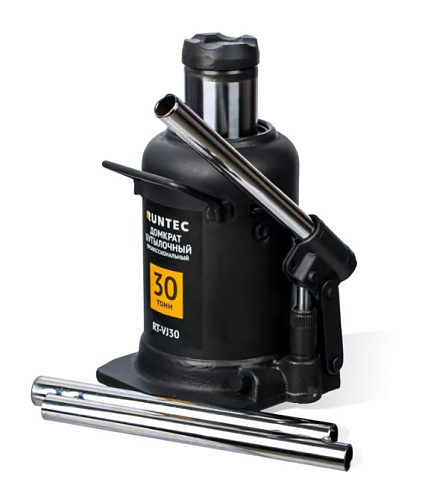 Домкрат бутылочный 30 т 244-510 мм RUNTEC Домкрат бутылочный 30 т 244-510 мм RUNTEC