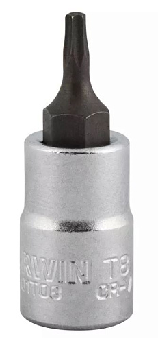 Головка торцевая со вставкой Torx 1/4" T 8, 37 мм GARWIN Головка торцевая со вставкой Torx 1/4" T 8, 37 мм GARWIN