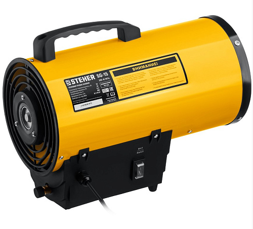 Пушка тепловая газовая 10,0 кВт, 300 м.куб/час, 0,7 кг/ч STEHER Пушка тепловая газовая 10,0 кВт, 300 м.куб/час, 0,7 кг/ч STEHER