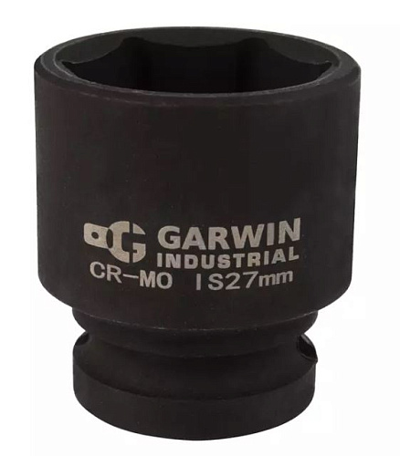 Головка торцевая ударная 1/2" 27 мм, 6 гр. GARWIN Головка торцевая ударная 1/2" 27 мм, 6 гр. GARWIN