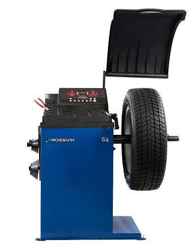 Станок балансировочный эл. линейка, LASER, LED, синий ROSSVIK VT-64 Станок балансировочный эл. линейка, LASER, LED, синий ROSSVIK VT-64