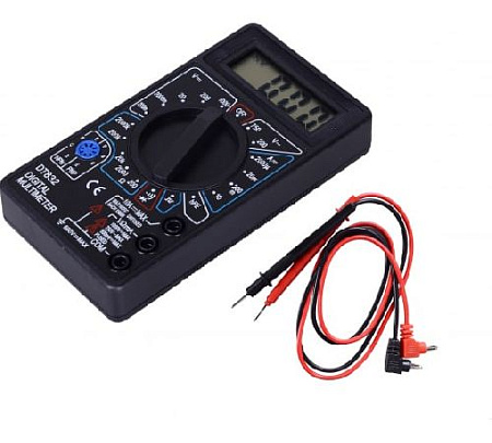 Мультиметр цифровой 0,2-1000В, 200-750В, 10А, 0-2 МОм, с "прозвонком" Ресанта DT 832 Мультиметр цифровой 0,2-1000В, 200-750В, 10А, 0-2 МОм, с "прозвонком" Ресанта DT 832