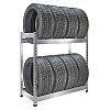 Стеллаж для хранения 8 шин оцинкованный SB 1153х1167х525 Стеллаж для хранения 8 шин оцинкованный SB 1153х1167х525