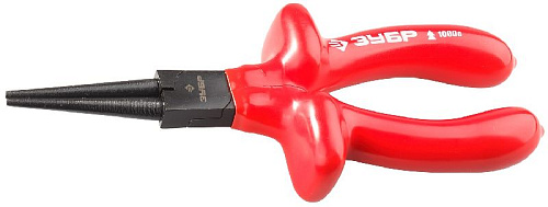 Круглогубцы 160 мм (до 1000В) маслобензостойкая рукоятка ЗУБР Мастер Круглогубцы 160 мм (до 1000В) маслобензостойкая рукоятка ЗУБР Мастер
