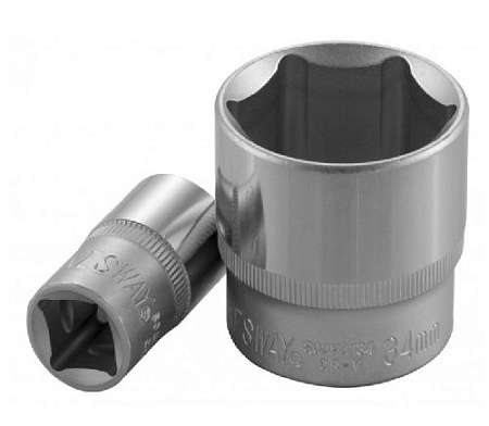Головка торцевая 1/2" 36 мм, 6 гр., Jonnesway S04H4136 Головка торцевая 1/2" 36 мм, 6 гр., Jonnesway S04H4136