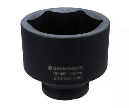 Головка торцевая ударная 1 1/2" 100 мм, 6 гр. GARWIN PRO Головка торцевая ударная 1 1/2" 100 мм, 6 гр. GARWIN PRO