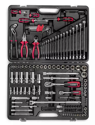 Набор инструмента 143 предм. (1/4", 1/2") кейс RUNTEC TECHNIC Набор инструмента 143 предм. (1/4", 1/2") кейс RUNTEC TECHNIC