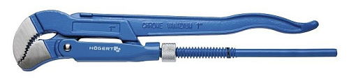 Ключ трубный рычажный КТР-1 (1") (0-45 мм) изогнутые губки тип S HOEGERT Ключ трубный рычажный КТР-1 (1") (0-45 мм) изогнутые губки тип S HOEGERT