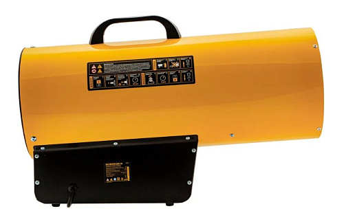 Пушка тепловая газовая 50,0 кВт, 1400м.куб/час, 3,3кг/ч Denzel GHG-50 Пушка тепловая газовая 50,0 кВт, 1400м.куб/час, 3,3кг/ч Denzel GHG-50