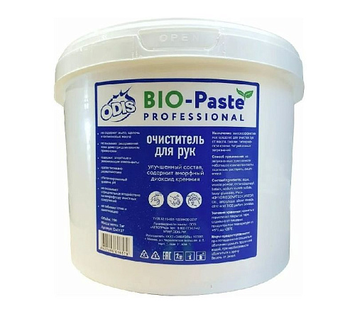 Паста для рук очищающая 11 л (ведро) ODIS BIO-Paste Professional Паста для рук очищающая 11 л (ведро) ODIS BIO-Paste Professional