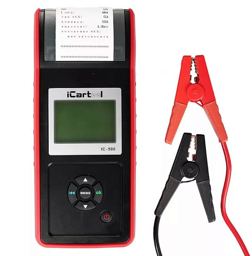 Тестер АКБ автомобилей 12/24V ICARTOOL IC-500 Тестер АКБ автомобилей 12/24V ICARTOOL IC-500