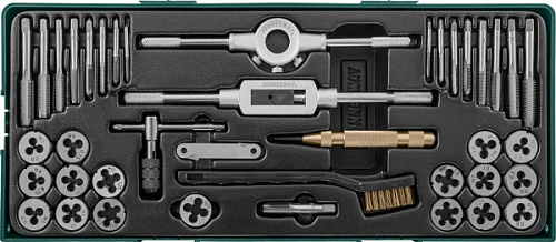 Набор резьбонарезного инструмента 40 пр. в ложементе Jonnesway AG10001SP Набор резьбонарезного инструмента 40 пр. в ложементе Jonnesway AG10001SP