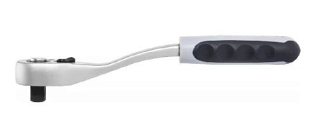 Трещотка 1/4" 155 мм, z=72 изогнутая Thorvik S1R272 Трещотка 1/4" 155 мм, z=72 изогнутая Thorvik S1R272