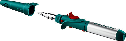 Паяльник газовый 30-120 Вт, 1300°С горелка, фен, пьезоподжиг, набор 10 в 1 KRAFTOOL SolderGas Паяльник газовый 30-120 Вт, 1300°С горелка, фен, пьезоподжиг, набор 10 в 1 KRAFTOOL SolderGas