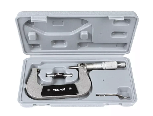 Микрометр гладкий МК 50-75 мм (0,01 мм) кл.1 ГОСТ 6507-90 ТЕХРИМ Микрометр гладкий МК 50-75 мм (0,01 мм) кл.1 ГОСТ 6507-90 ТЕХРИМ
