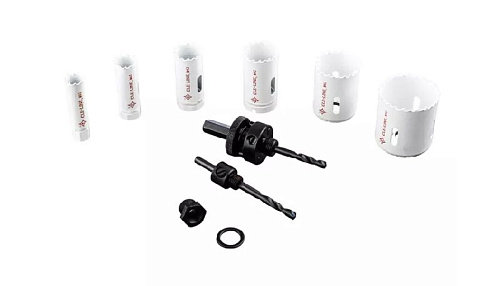 Набор биметаллических коронок по металлу 16 - 51 мм, 9 предметов CLE-LINE Набор биметаллических коронок по металлу 16 - 51 мм, 9 предметов CLE-LINE