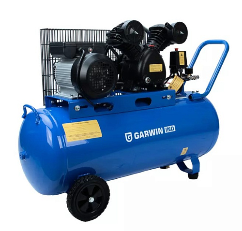 Компрессор масляный ременной 100 л, 2,2 кВт, 320 л/мин, 10 бар, 230 В GARWIN INDUSTRIAL Компрессор масляный ременной 100 л, 2,2 кВт, 320 л/мин, 10 бар, 230 В GARWIN INDUSTRIAL