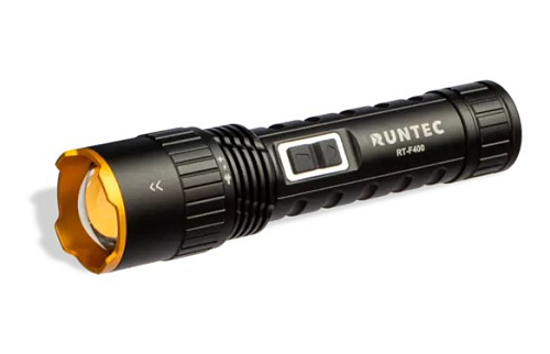 Фонарь ручной аккумуляторный 400 лм, 4 режима RUNTEC Фонарь ручной аккумуляторный 400 лм, 4 режима RUNTEC