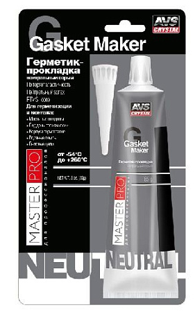 Герметик-прокладка нейтральный 85 г MasterPro "серый" AVS AVK-349 Герметик-прокладка нейтральный 85 г MasterPro "серый" AVS AVK-349