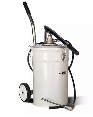 Нагнетатель смазки ручной 20 л на колесах RUNTEC Нагнетатель смазки ручной 20 л на колесах RUNTEC