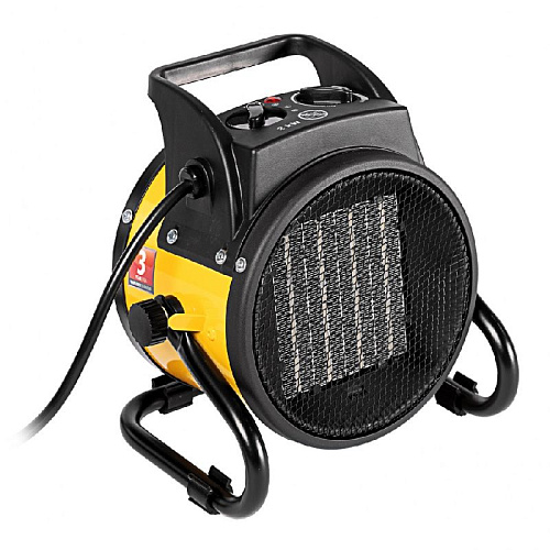 Пушка тепловая электрическая 2 кВт, 230 В, керамический нагреватель Denzel DHC 2-100 Пушка тепловая электрическая 2 кВт, 230 В, керамический нагреватель Denzel DHC 2-100