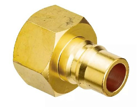 Пневморазъём "папа" - внутренняя резьба 1" высокой пропускной способности, латунь GARWIN Пневморазъём "папа" - внутренняя резьба 1" высокой пропускной способности, латунь GARWIN