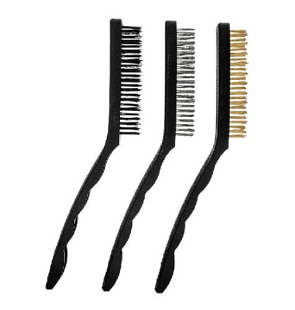 Набор щеток 3 шт, 225 мм, металлические, пластиковая ручка Matrix Набор щеток 3 шт, 225 мм, металлические, пластиковая ручка Matrix