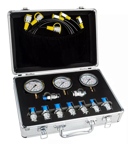 Набор 3-х манометров с контрольными точками для измерения давления масла в гидросистеме GARWIN PRO Набор 3-х манометров с контрольными точками для измерения давления масла в гидросистеме GARWIN PRO