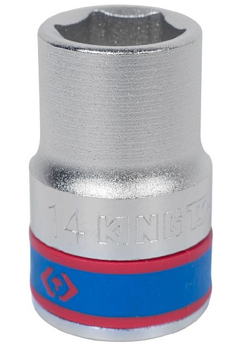 Головка торцевая 1/2" 14 мм, 6 гр., KING TONY 433514M Головка торцевая 1/2" 14 мм, 6 гр., KING TONY 433514M