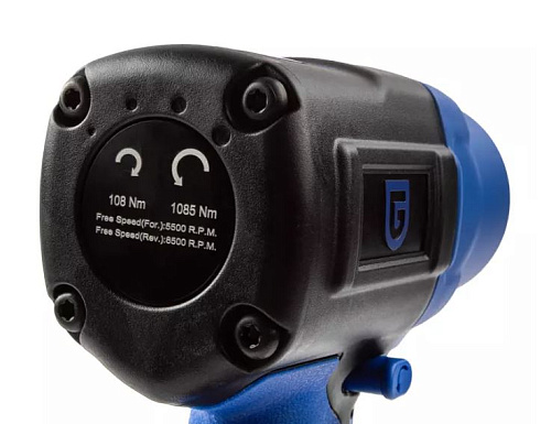 Гайковерт пневматический 1/2" 1627 Нм (165 Кгм) композитный, с огр. моментом на закручивание GARWIN Гайковерт пневматический 1/2" 1627 Нм (165 Кгм) композитный, с огр. моментом на закручивание GARWIN