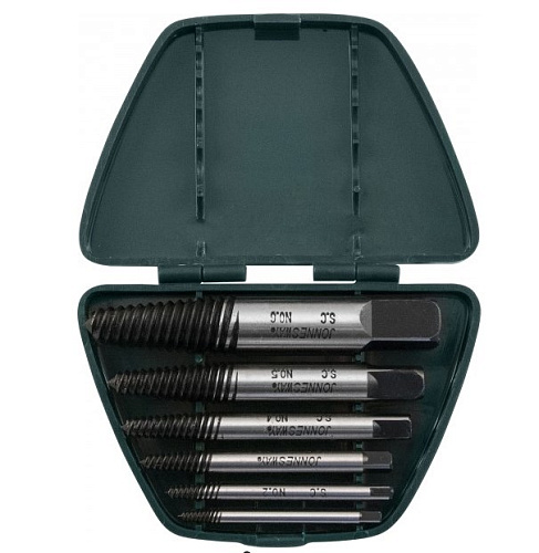 Набор экстракторов 6 шт. 1/8-3/4" Jonnesway AG010048 Набор экстракторов 6 шт. 1/8-3/4" Jonnesway AG010048