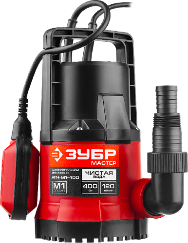 Насос дренажный для чистой воды 400 Вт ЗУБР Насос дренажный для чистой воды 400 Вт ЗУБР