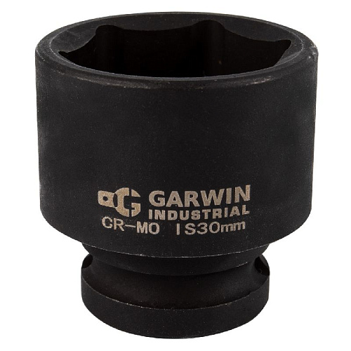 Головка торцевая ударная 1/2" 30 мм, 6 гр. GARWIN Головка торцевая ударная 1/2" 30 мм, 6 гр. GARWIN
