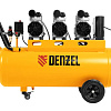 Компрессор безмасляный 100 л, 2,25 кВт (3х0,75), 410 л/мин, 230 В, блок управл Denzel DLS 2250/100 Компрессор безмасляный 100 л, 2,25 кВт (3х0,75), 410 л/мин, 230 В, блок управл Denzel DLS 2250/100