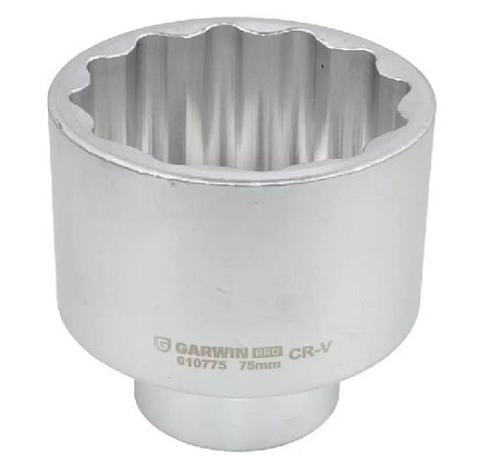 Головка торцевая 1" 75 мм, 12 гр. GARWIN PRO Головка торцевая 1" 75 мм, 12 гр. GARWIN PRO