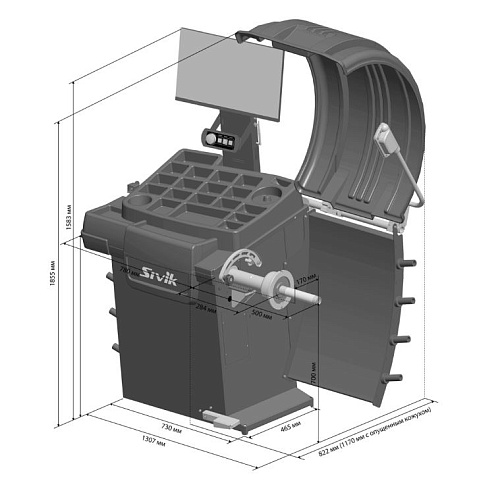 Станок балансировочный SIVIK Stellar Станок балансировочный SIVIK Stellar
