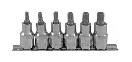 Набор головок торцевых со вставками 1/2" SPLINE M5-M12, 6 предм. на линейке Ombra 912706 Набор головок торцевых со вставками 1/2" SPLINE M5-M12, 6 предм. на линейке Ombra 912706