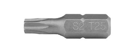 Бита Torx 25 L=25 мм с отверстием (1/4" HEX) Licota Бита Torx 25 L=25 мм с отверстием (1/4" HEX) Licota