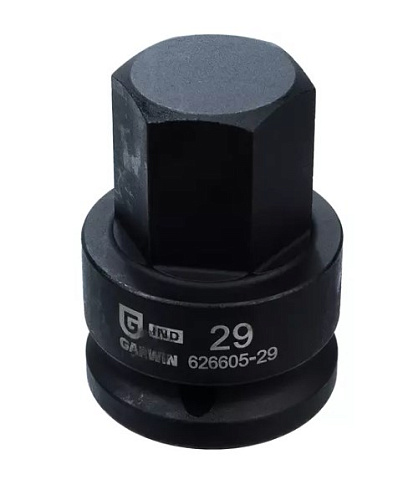 Головка торцевая ударная HEX 3/4", 29 мм, L=60 мм Garwin Головка торцевая ударная HEX 3/4", 29 мм, L=60 мм Garwin