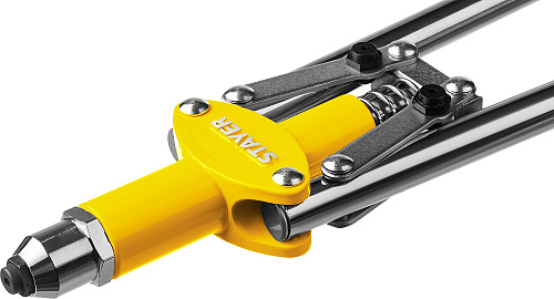 Заклепочник двуручный для вытяжных заклепок 3,2-4,8 мм, 530 мм STAYER MX-48 Заклепочник двуручный для вытяжных заклепок 3,2-4,8 мм, 530 мм STAYER MX-48