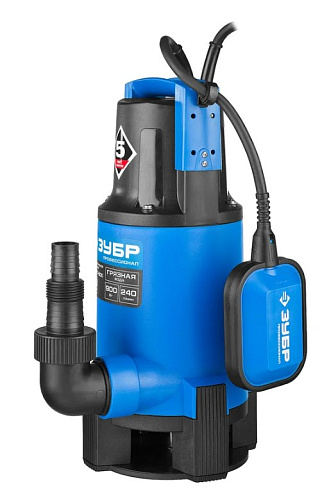 Насос дренажный для грязной воды 900 Вт ЗУБР Насос дренажный для грязной воды 900 Вт ЗУБР