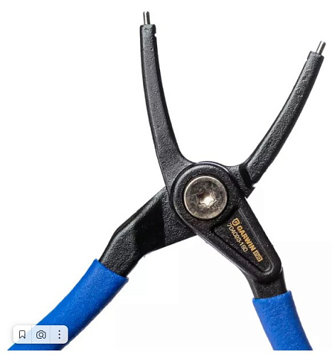 Съемник стопорных колец 180 мм усиленный, сжим, прямой GARWIN Съемник стопорных колец 180 мм усиленный, сжим, прямой GARWIN