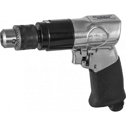 Дрель пневматическая ЗВП 10 мм, 1800 об/мин, 141 л/мин, штуцер 1/4", 6.3 бар, реверс RAD1018 Thorvik Дрель пневматическая ЗВП 10 мм, 1800 об/мин, 141 л/мин, штуцер 1/4", 6.3 бар, реверс RAD1018 Thorvik
