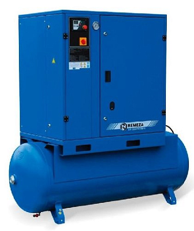 Компрессор винтовой 1400 л/мин, 11 кВт, 10 бар, 380 В, ресивер 500 л Remeza Компрессор винтовой 1400 л/мин, 11 кВт, 10 бар, 380 В, ресивер 500 л Remeza