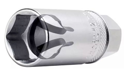 Головка свечная 1/2" 21 мм 6 гр. пружинная Licota Головка свечная 1/2" 21 мм 6 гр. пружинная Licota