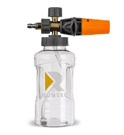 Пеногенератор для моек высокого давления 1 л RUNTEC Пеногенератор для моек высокого давления 1 л RUNTEC