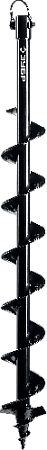 Шнек для мотобуров, грунт, d=80 мм, однозаходный, ЗУБР Шнек для мотобуров, грунт, d=80 мм, однозаходный, ЗУБР