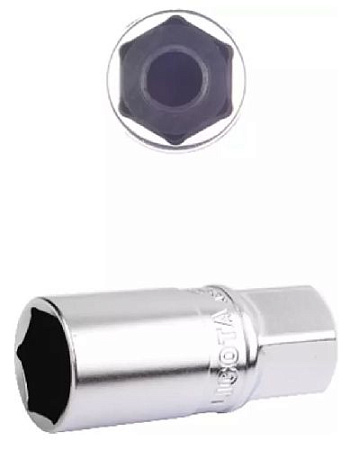 Головка свечная 1/2" 21 мм 6 гр. Licota Головка свечная 1/2" 21 мм 6 гр. Licota