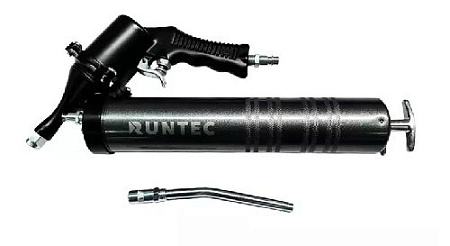 Шприц для смазки пневматический 400 мл, 6.2 бар RUNTEC Шприц для смазки пневматический 400 мл, 6.2 бар RUNTEC